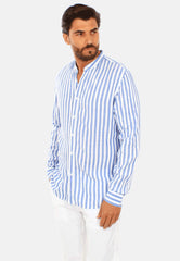CAMICIA LINO COLLO COREANO