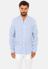 CAMICIA LINO COLLO COREANO