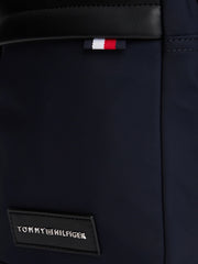 Borsa tommy hilfiger reporter con tracolla e patch logo unisex