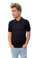 Polo in maglia lavorata a mezza manica LANDEK PARK