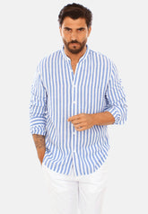 CAMICIA LINO COLLO COREANO