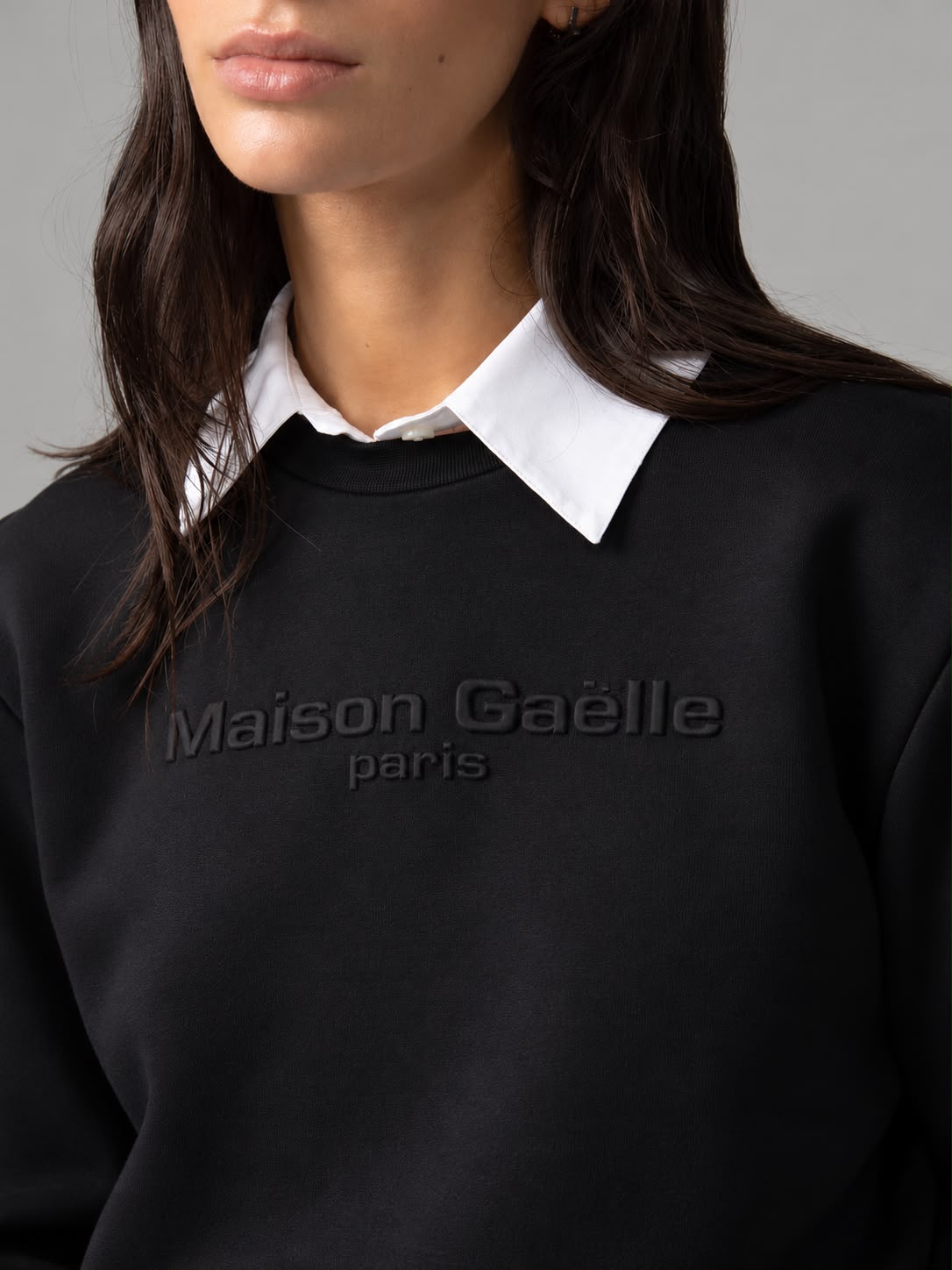 FELPA CON LOGO EMBOSSED GAELLE
