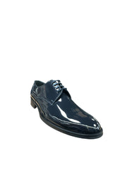 SCARPINO CRISTIANO GUALTIERI in pelle BLU LUCIDA