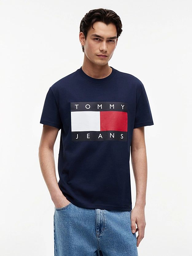 T-SHIRT TOMMY CON BANDIERA