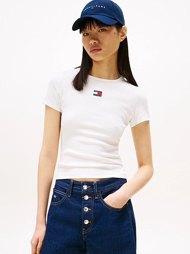 T-shirt a coste DW0DW17881