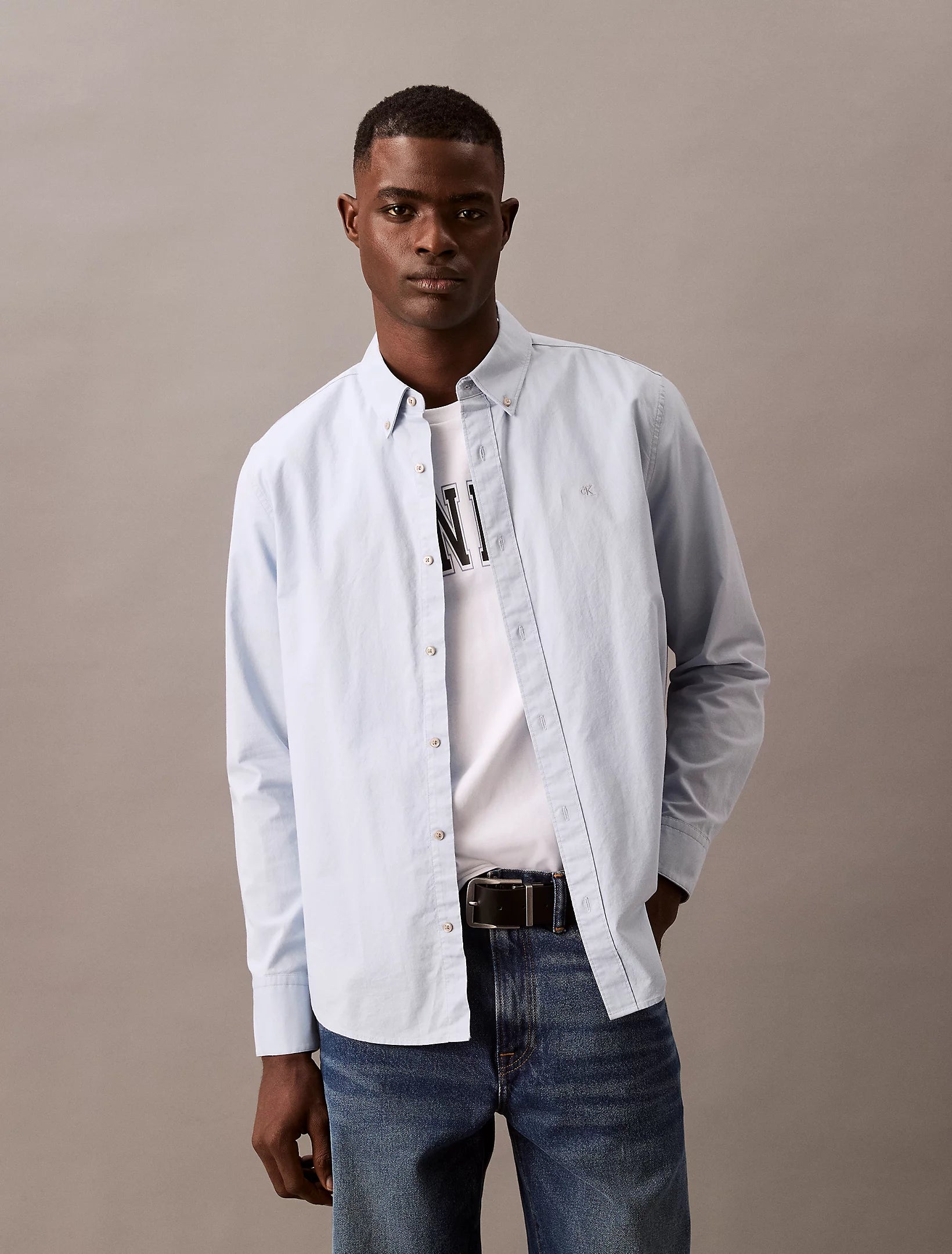 Camicia in cotone Oxford