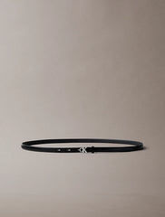 Cintura con logo in pelle pieno fiore skinny Calvin klein