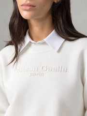 FELPA CON LOGO EMBOSSED GAELLE