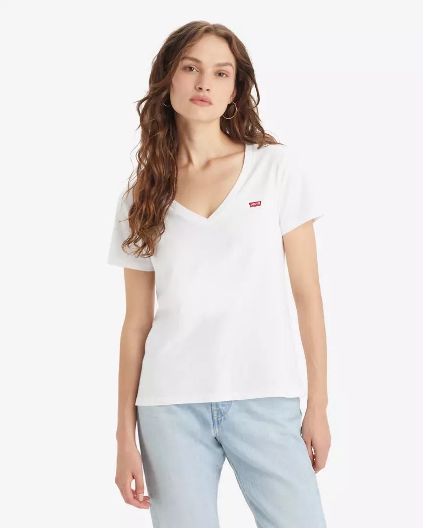 T-shirt Con Scollo A V Perfect