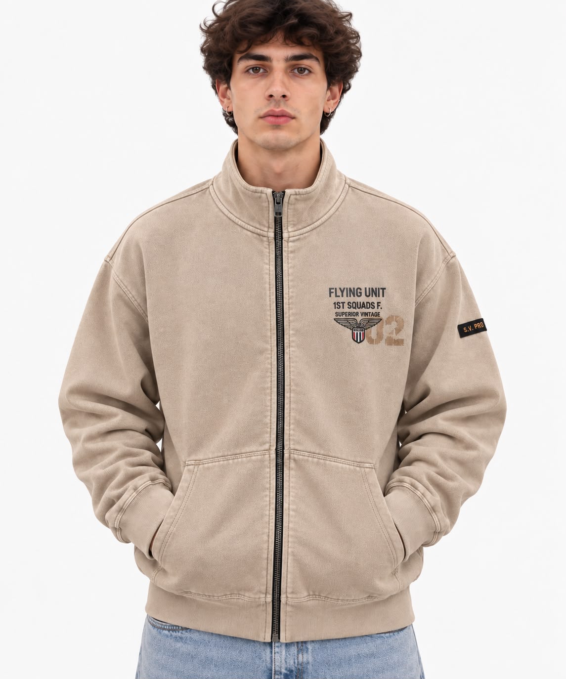 FELPA ZIP SUPERIOR