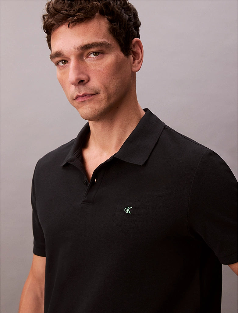 Polo in piqué di cotone CALVIN KLEIN