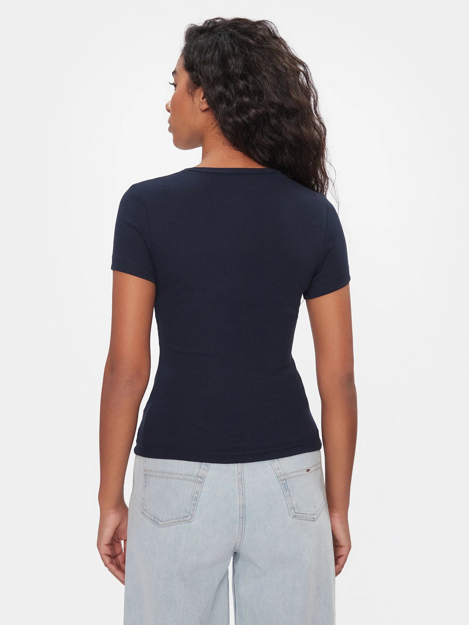 T-shirt a coste DW0DW17881