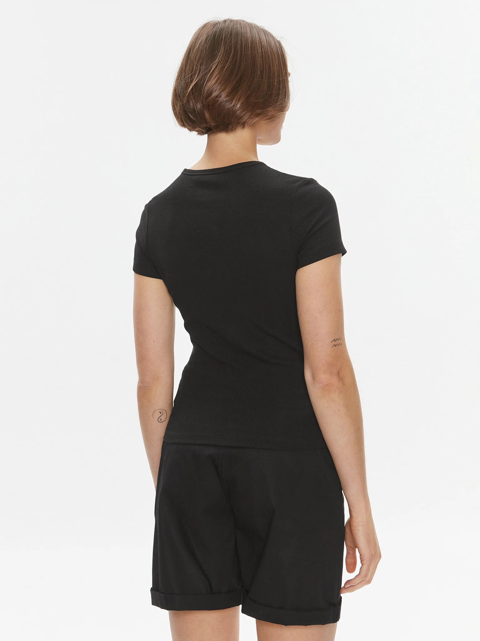 T-shirt a coste DW0DW17881